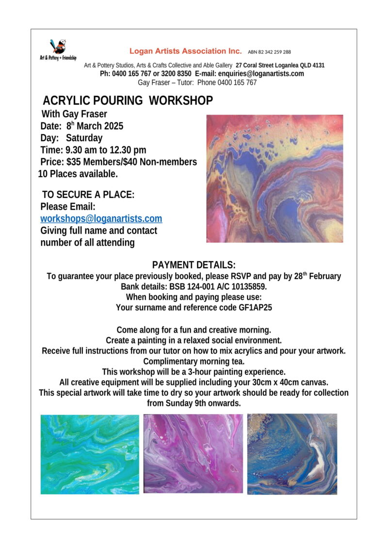 Jpegflyer Pouring Workshop March 2024